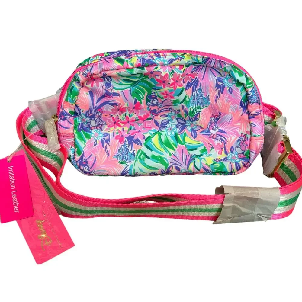 NWT Lilly Pulitzer Disney Parks Belt Bag in Disney Dreamin’ Fanny Pack Crossbody